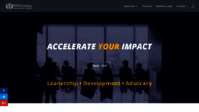 What Ngo-academy.com website looked like in 2020 (3 years ago)