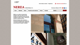 What Nerea.net website looked like in 2020 (4 years ago)