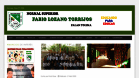 What Normalfalan.edu.co website looked like in 2020 (4 years ago)