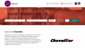 What Nuevachevallier.centraldepasajes.com.ar website looked like in 2020 (3 years ago)