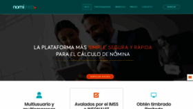 What Nomilinea.mx website looked like in 2020 (3 years ago)