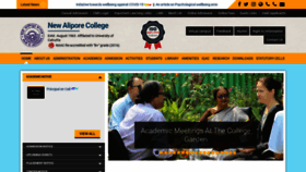 What Newaliporecollege.ac.in website looked like in 2020 (3 years ago)