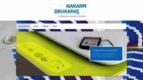 What Nakarmdrukarke.pl website looked like in 2020 (3 years ago)