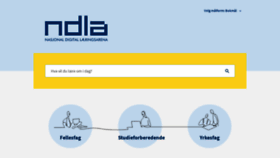 What Ndla.no website looked like in 2020 (3 years ago)
