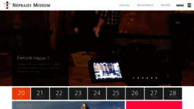 What Neprajz.hu website looked like in 2020 (5 years ago)