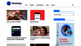 What Neatspy.com website looked like in 2020 (3 years ago)