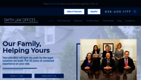 What Nevadasmithlaw.com website looked like in 2020 (3 years ago)