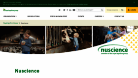 What Nusciencegroup.com website looked like in 2020 (3 years ago)