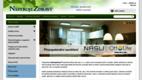 What Nastrojezdravi.cz website looked like in 2020 (3 years ago)
