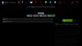 What Nbastreams.me website looked like in 2020 (3 years ago)