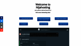 What Nijahosting.com website looked like in 2020 (3 years ago)