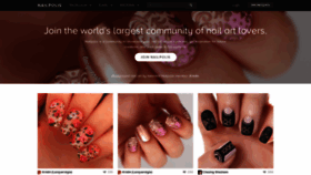 What Nailpolis.com website looked like in 2020 (5 years ago)
