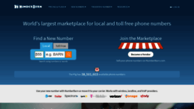 What Numberbarn.com website looked like in 2020 (3 years ago)