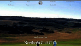 What Northerngolfclub.co.uk website looked like in 2020 (4 years ago)