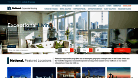 What Nationalcorporatehousing.com website looked like in 2020 (3 years ago)