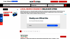 What Ncrcities.com website looked like in 2020 (3 years ago)