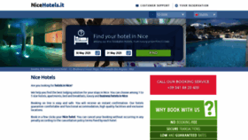 What Nicehotels.it website looked like in 2020 (3 years ago)