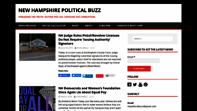 What Nhpoliticalbuzz.org website looked like in 2020 (3 years ago)