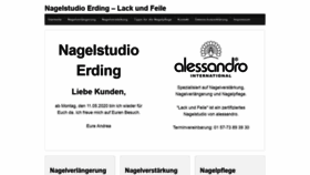 What Nagelstudio-erding.de website looked like in 2020 (3 years ago)
