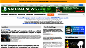 What Naturalnews.com website looked like in 2020 (4 years ago)