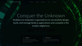 What Nodesource.com website looked like in 2020 (3 years ago)