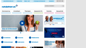 What Netdoktor.at website looked like in 2020 (5 years ago)
