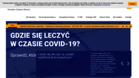 What Nfz.gov.pl website looked like in 2020 (3 years ago)
