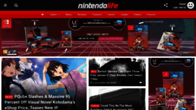 What Nintendolife.com website looked like in 2020 (3 years ago)