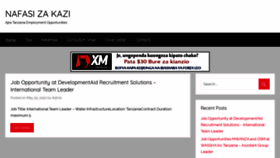 What Nafasizakazi.com website looked like in 2020 (3 years ago)