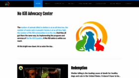 What Nokilladvocacycenter.org website looked like in 2020 (3 years ago)