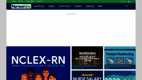 What Nurseslabs.com website looked like in 2020 (3 years ago)