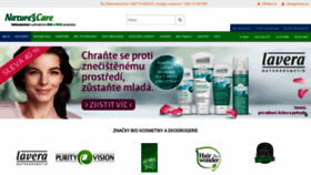 What Naturescare.cz website looked like in 2020 (3 years ago)