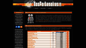 What Nospartenaires.com website looked like in 2020 (3 years ago)