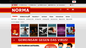 What Norma-online.de website looked like in 2020 (3 years ago)