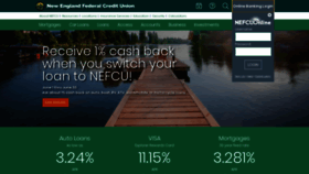 What Nefcu.com website looked like in 2020 (3 years ago)