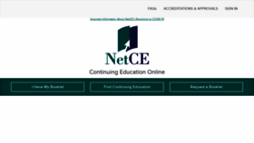 What Netce.com website looked like in 2020 (3 years ago)