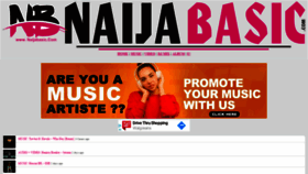 What Naijabasic.com website looked like in 2020 (3 years ago)
