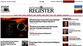 What Ncregister.com website looked like in 2020 (3 years ago)