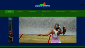 What Northshoresquash.co.nz website looked like in 2020 (3 years ago)