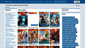 What Nanime.in website looked like in 2020 (3 years ago)