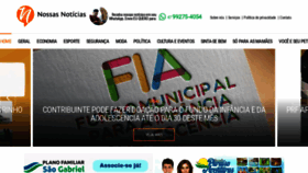 What Nossasnoticias.com.br website looked like in 2020 (5 years ago)