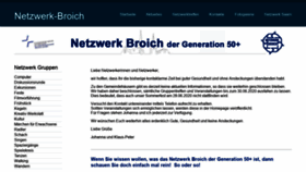 What Netzwerk-broich.de website looked like in 2020 (3 years ago)