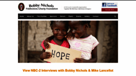 What Nicholscup.org website looked like in 2020 (3 years ago)