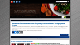 What Nutritiondesseniors.fr website looked like in 2020 (3 years ago)