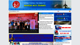 What Nuithanh.quangnam.gov.vn website looked like in 2020 (3 years ago)
