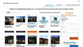 What Newnaplescommunities.com website looked like in 2020 (5 years ago)