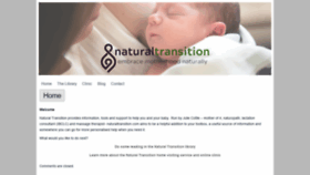 What Naturaltransition.com website looked like in 2020 (3 years ago)