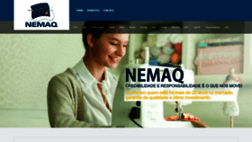 What Nemaq.com.br website looked like in 2020 (3 years ago)