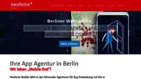 What Neofonie-mobile.de website looked like in 2020 (3 years ago)