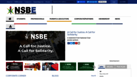 What Nsbe.org website looked like in 2020 (3 years ago)